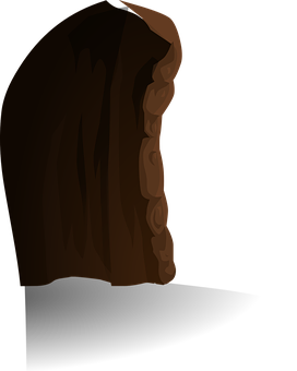 A Cartoon Of A Brown Object