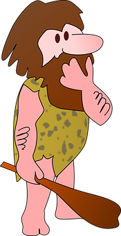 Cartoon Of A Caveman