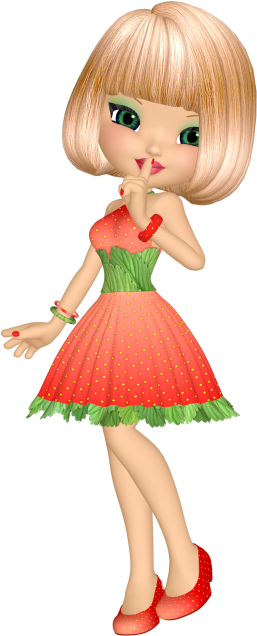 A Cartoon Of A Woman In A Dress