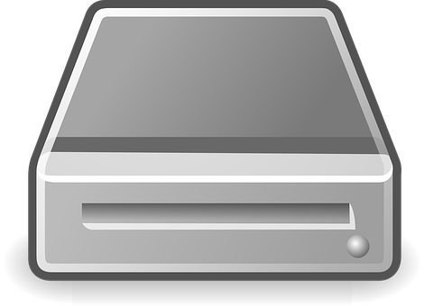 A White Rectangular Object With A Button