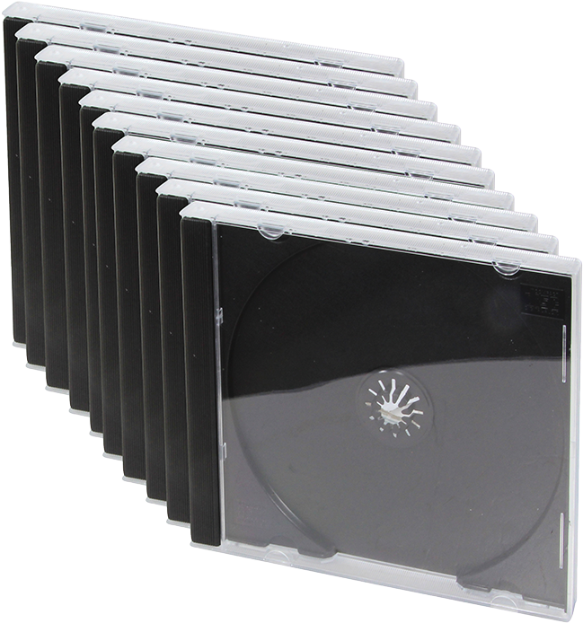 A Row Of Cd Cases