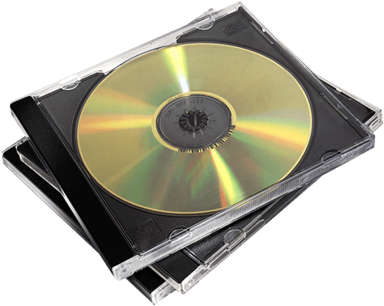 A Stack Of Cd Cases