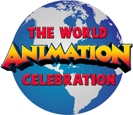 A Logo Of A Cartoon World