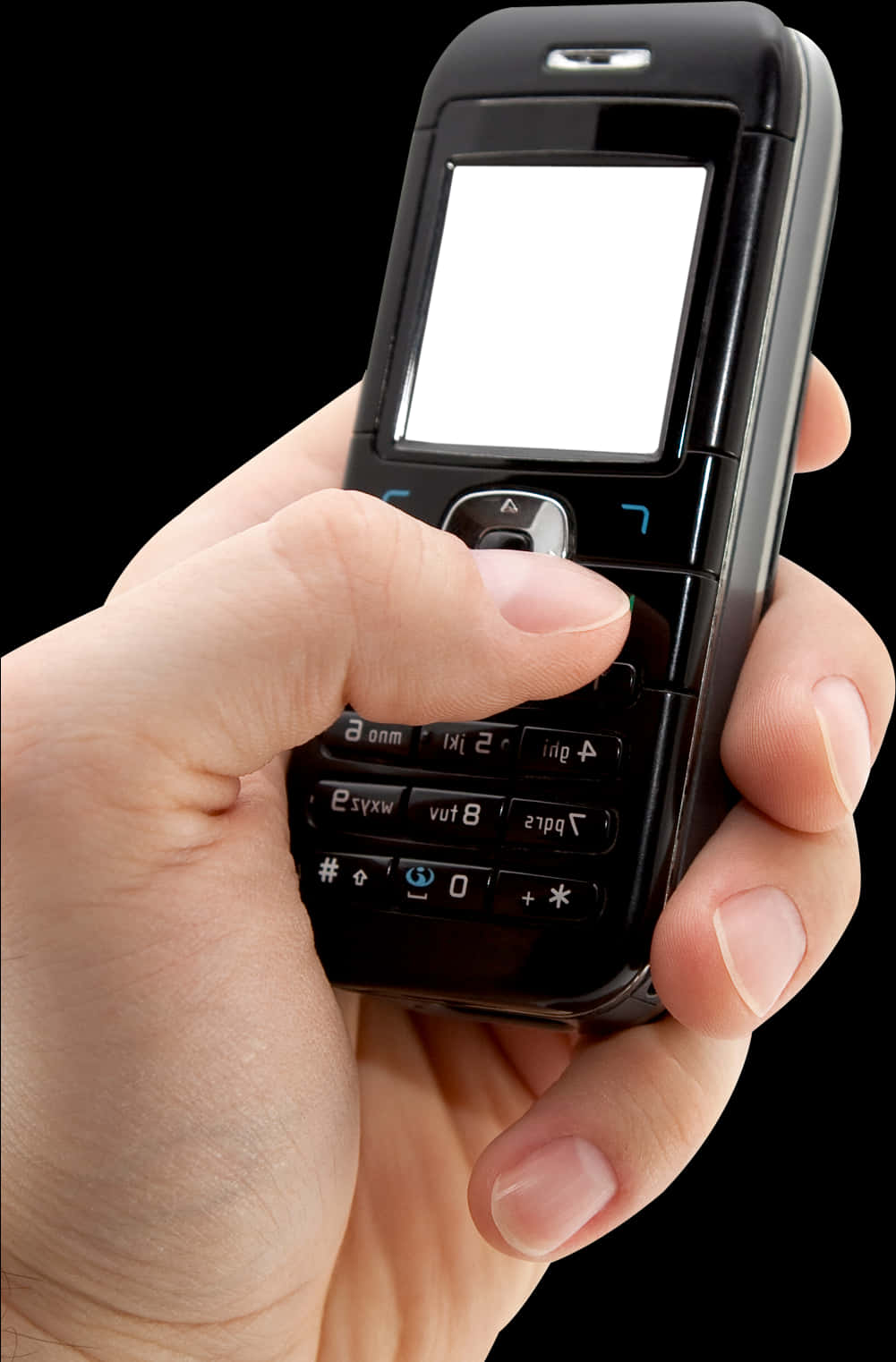 A Person Holding A Cell Phone