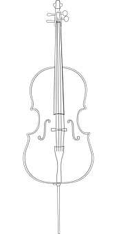 A White And Black Cello
