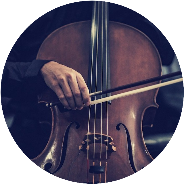 A Person Playing A Cello
