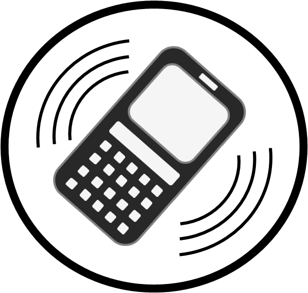 A Black And White Cell Phone