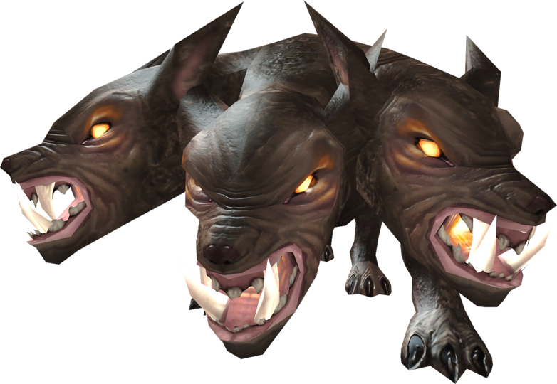 A Group Of Dogs With Sharp Teeth