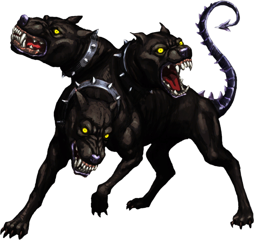 A Black Panther With Spiked Collars