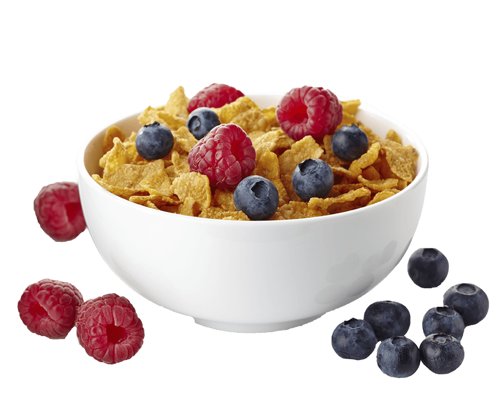 A Bowl Of Cereal With Berries