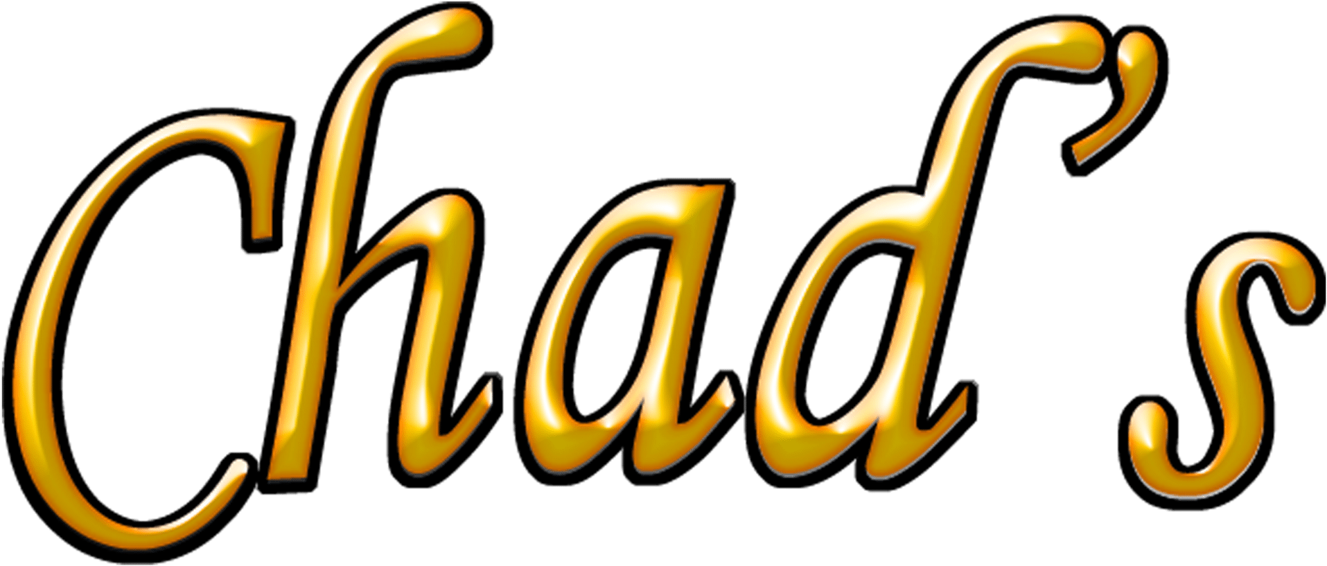 A Gold Text With Black Background
