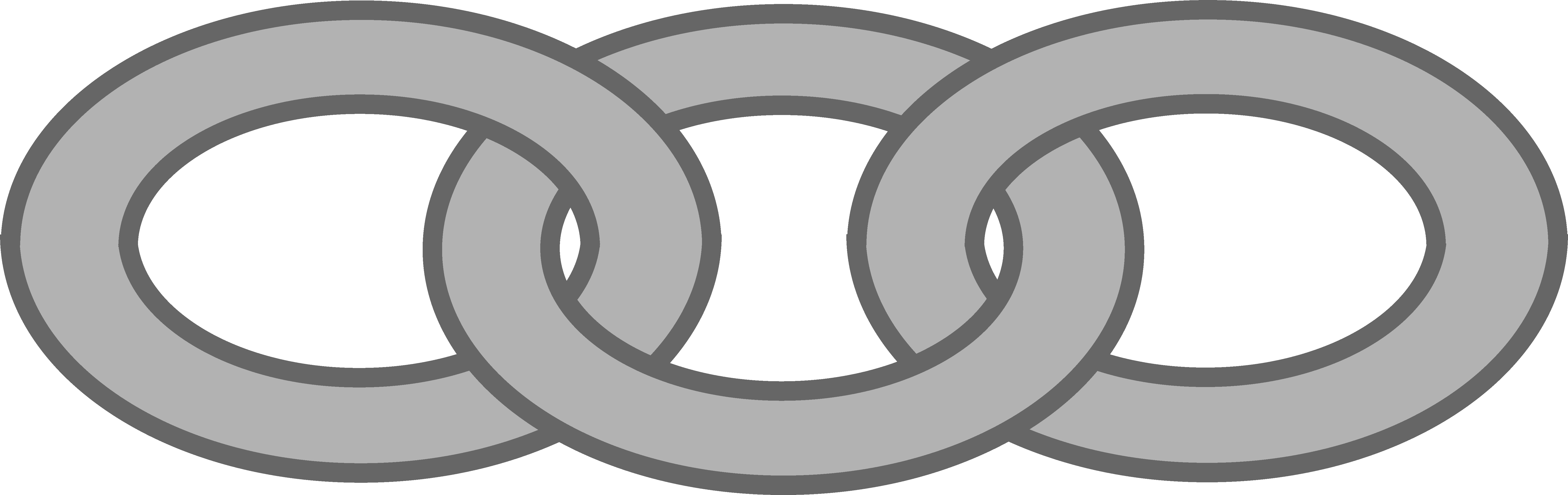 A Grey Chain Link Symbol