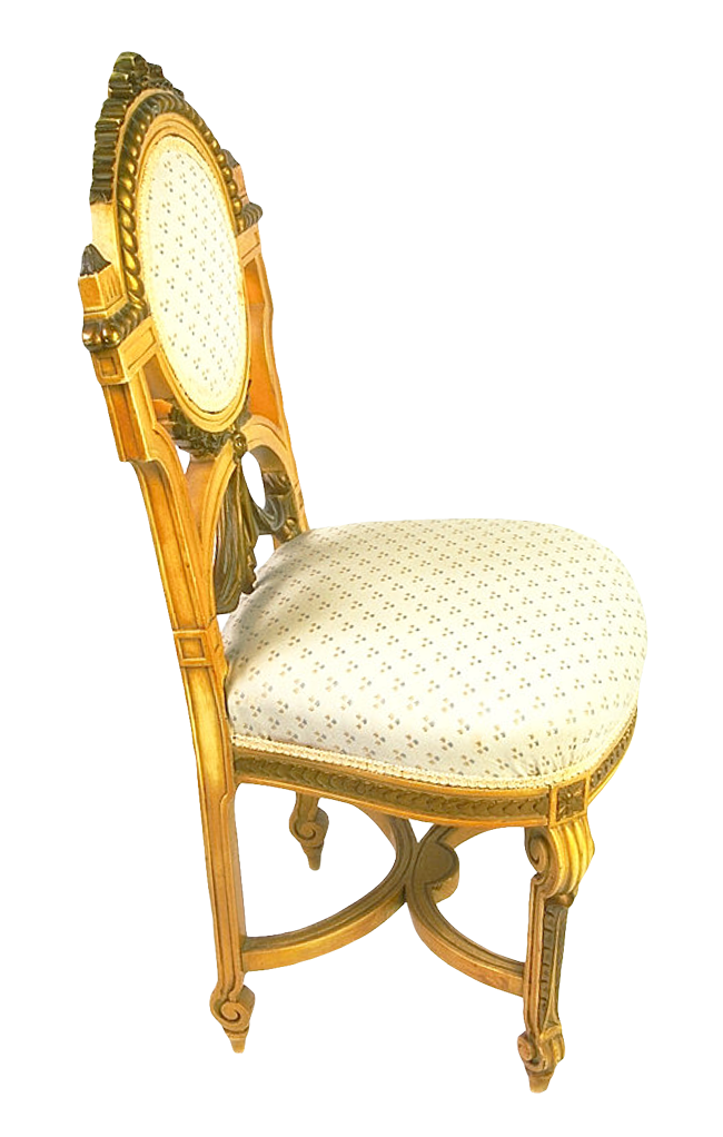 A Chair With A Cushion