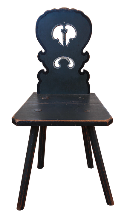 A Chair With A Black Background