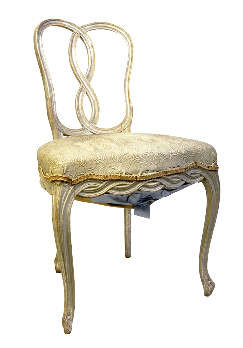 A Chair With A Cushion