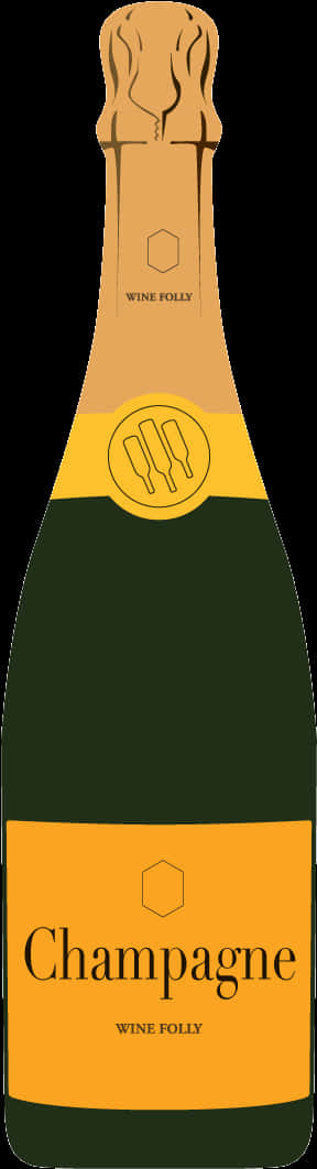 A Green And Yellow Bottle
