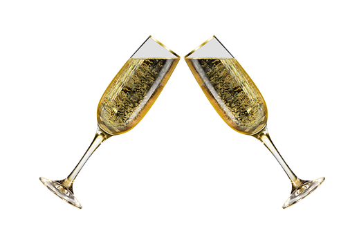 A Pair Of Champagne Glasses
