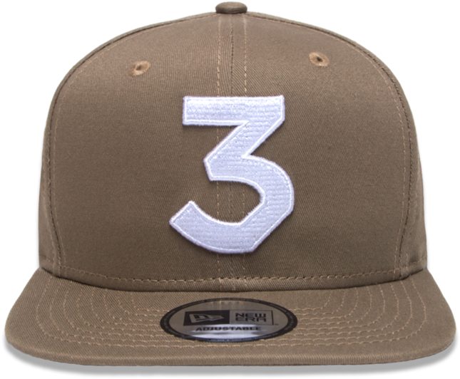 A Brown Hat With A Number On It