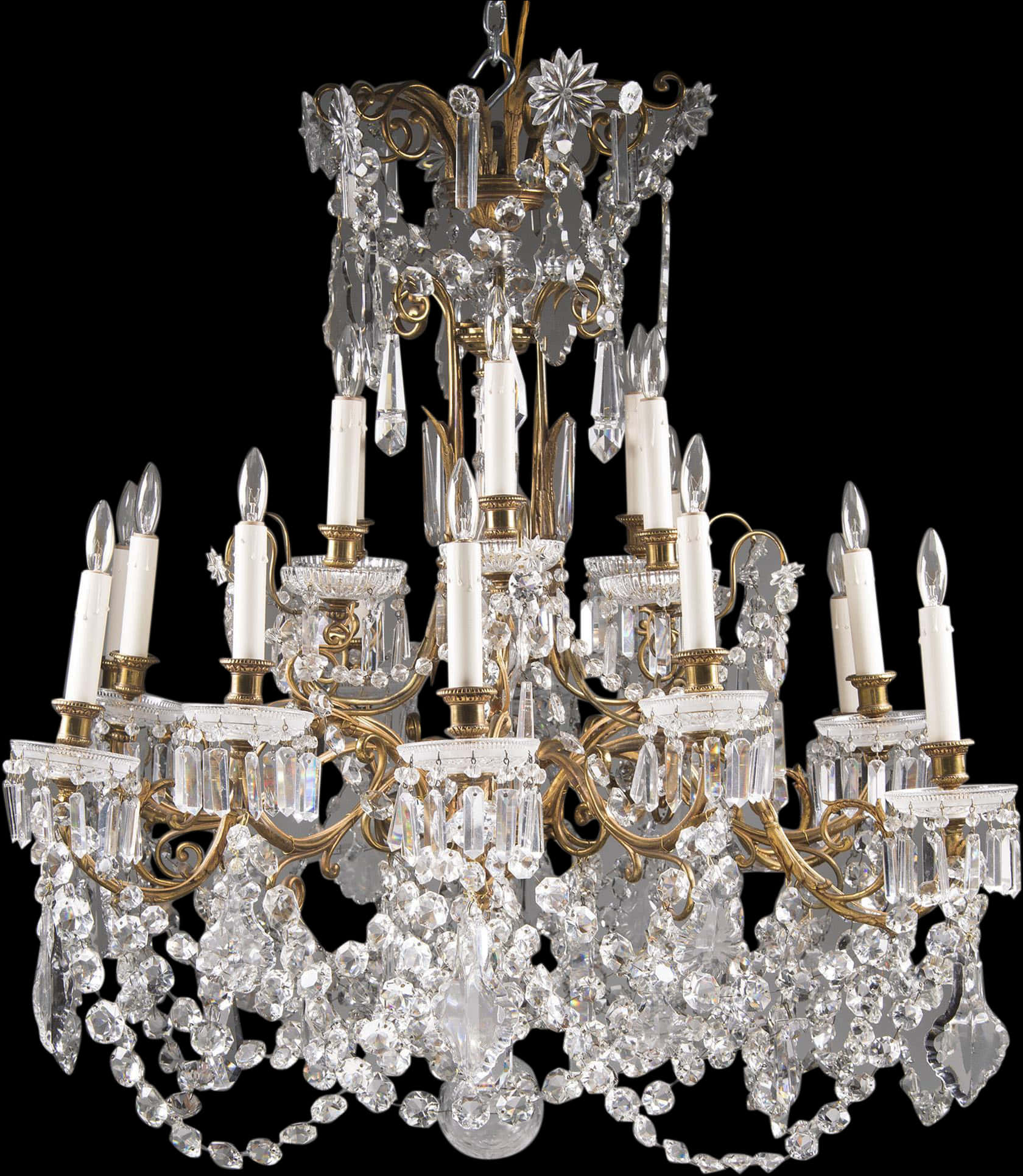 A Chandelier With Candles
