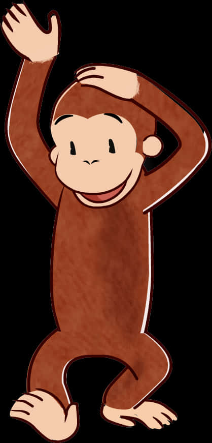 Curious George Awesome 2d Illustration