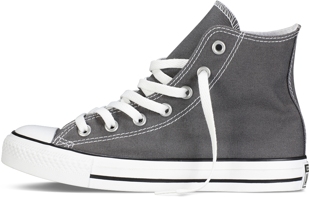 A Grey And White Sneaker