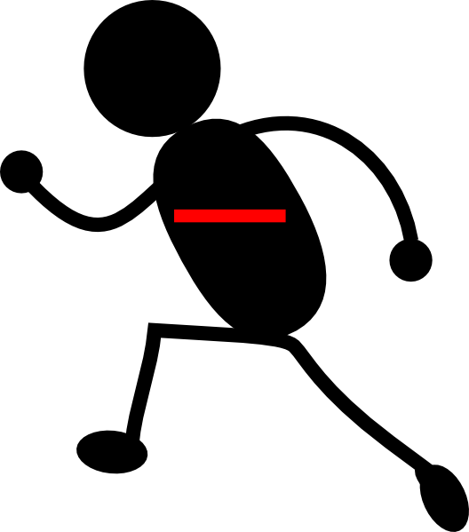 A Red Line In A Black Background