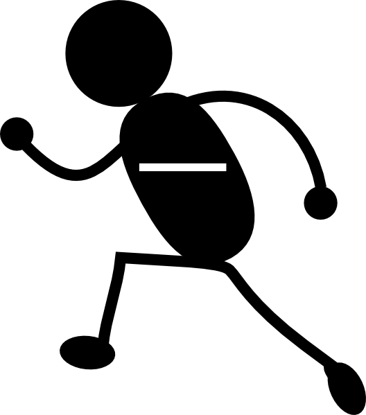 A White Line In A Black Background