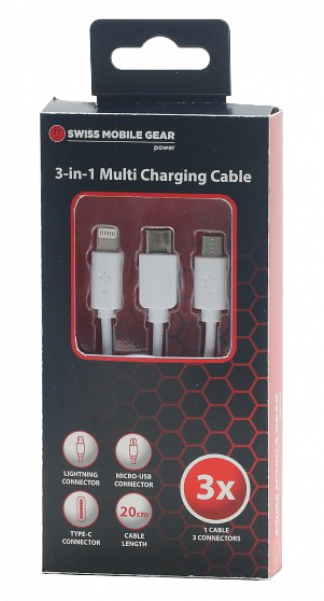 A White Usb Cables In A Package