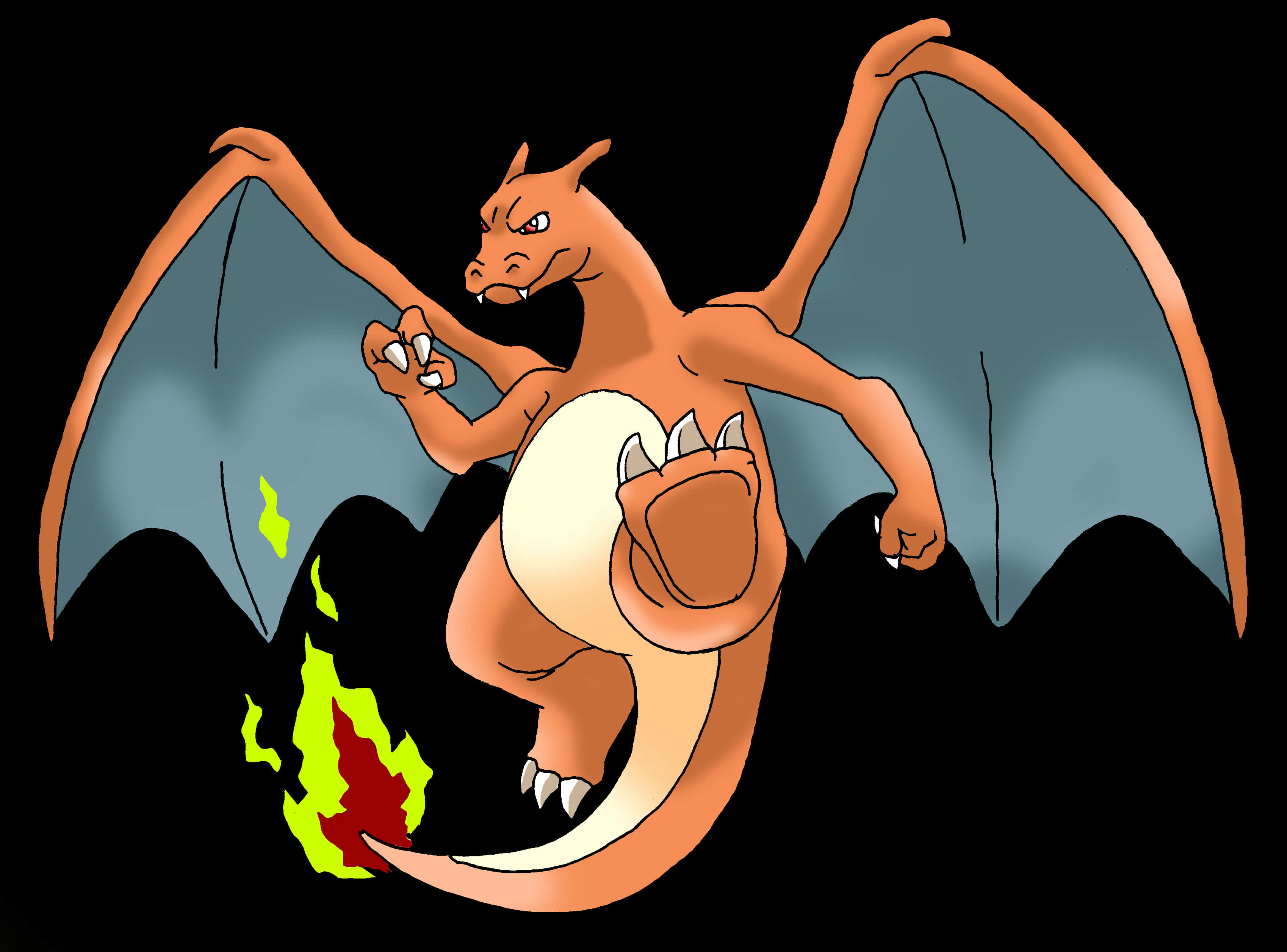 A Cartoon Of A Dragon