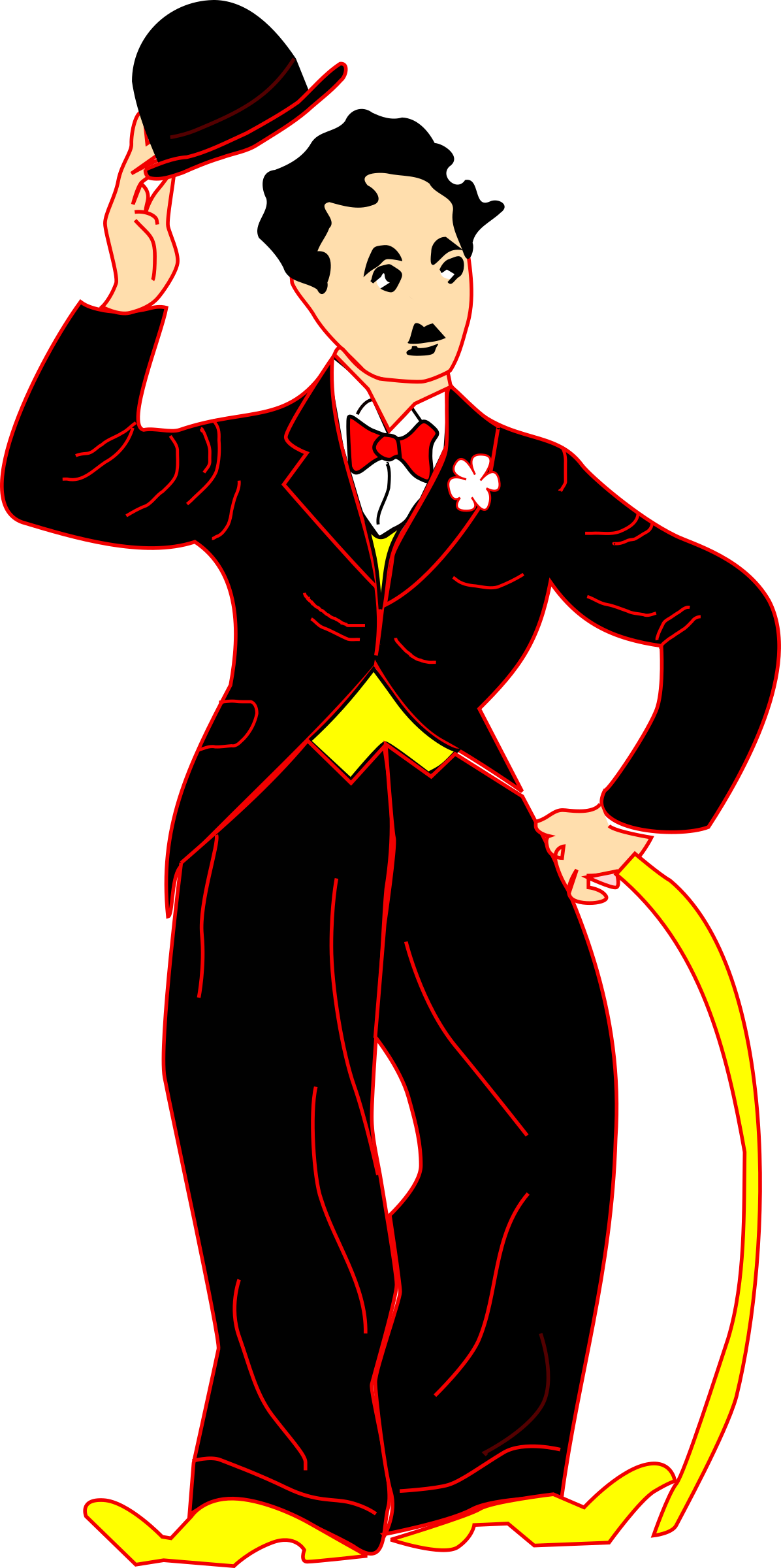 A Cartoon Of A Man In A Suit