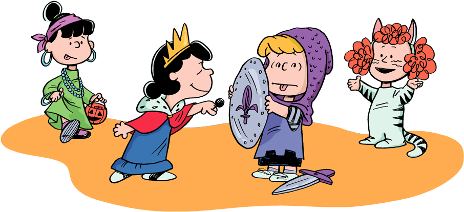 Cartoon Of A Girl And A Boy Holding A Shield