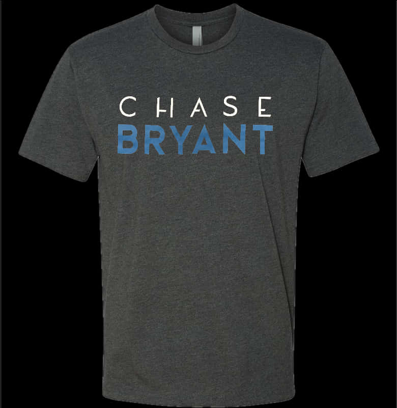 A Grey T-shirt With White Text