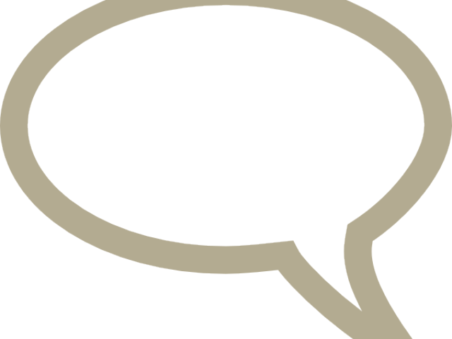 A Black And Gold Outline Of A Speech Bubble