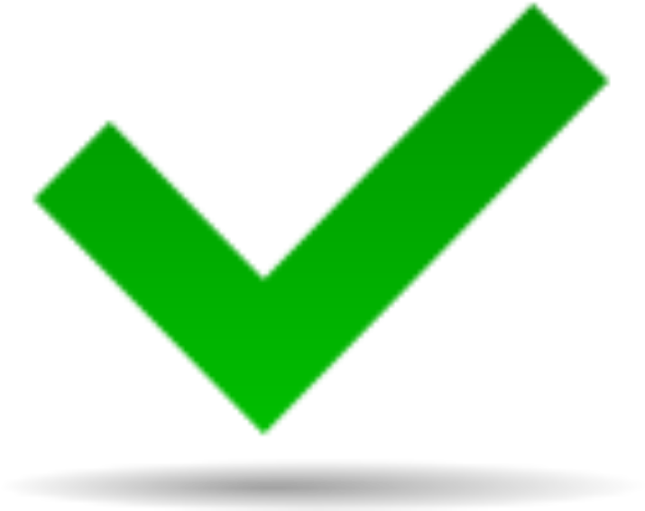 A Green Check Mark On A Black Background