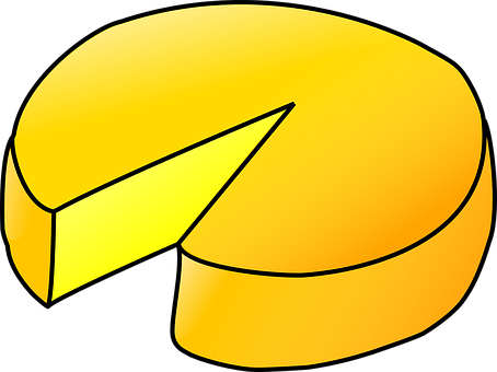 Cheese Wheel Clipart