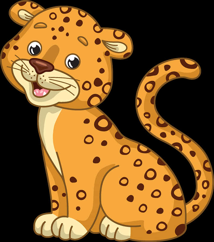 Cheetah Clipart - Cartoon, Hd Png Download