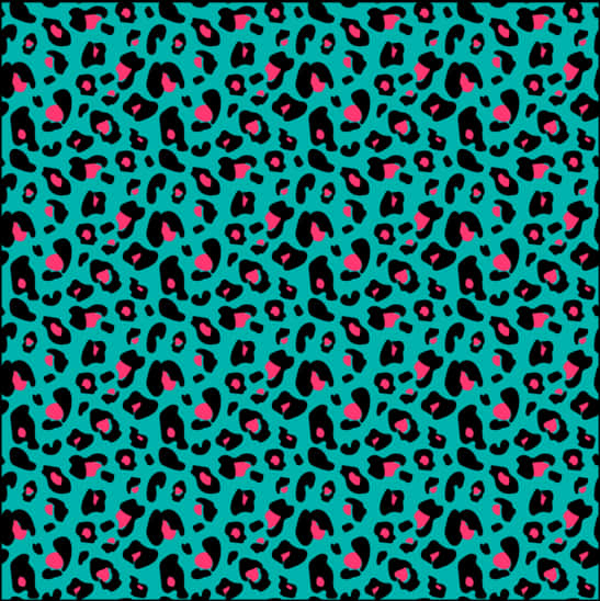 A Blue And Black Spotted Pattern
