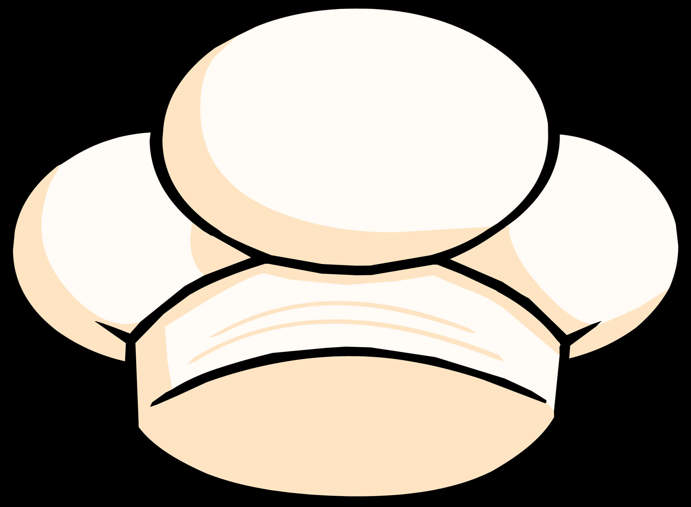 A Cartoon Of A Chef's Hat