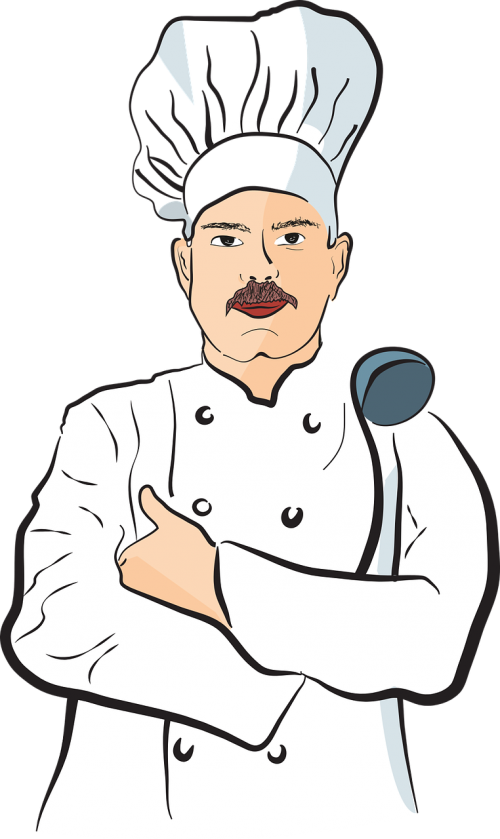 A Man In A Chef's Uniform