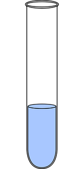 A Blue Cylinder On A Black Background
