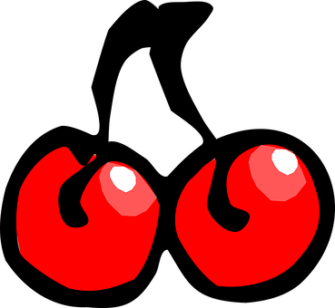 A Red Object With Black Background