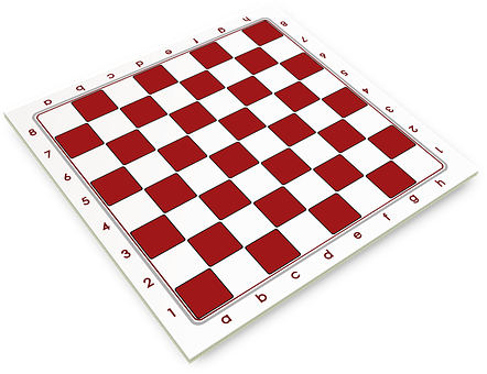 A Red And White Checkerboard