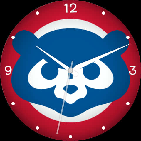 A Clock With A Bear Face