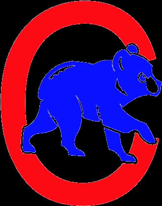 A Blue Bear With A Red Letter