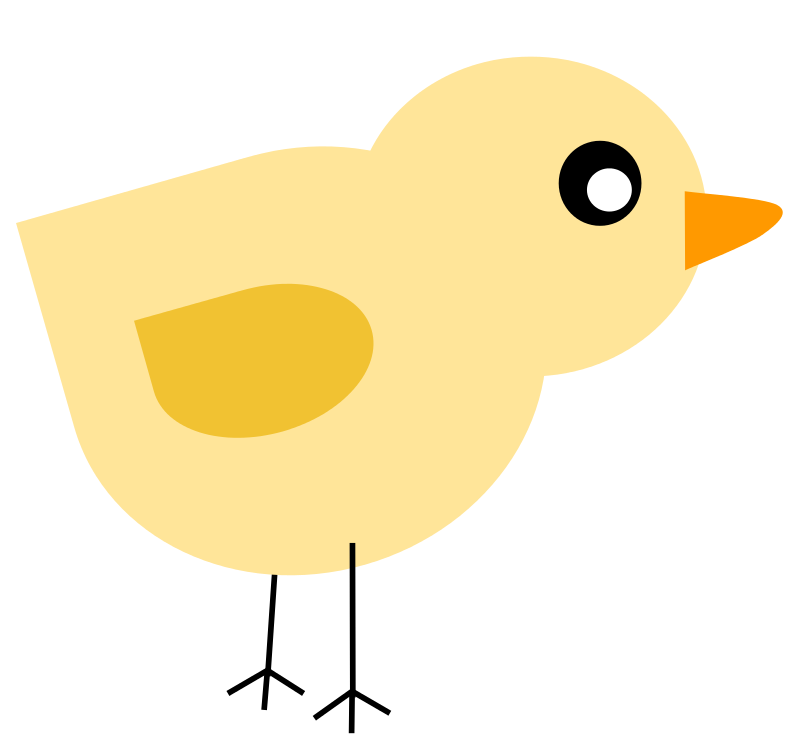 A Yellow Bird With A Black Background
