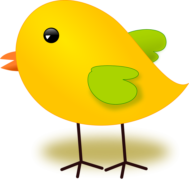 A Yellow Bird With Green Wings