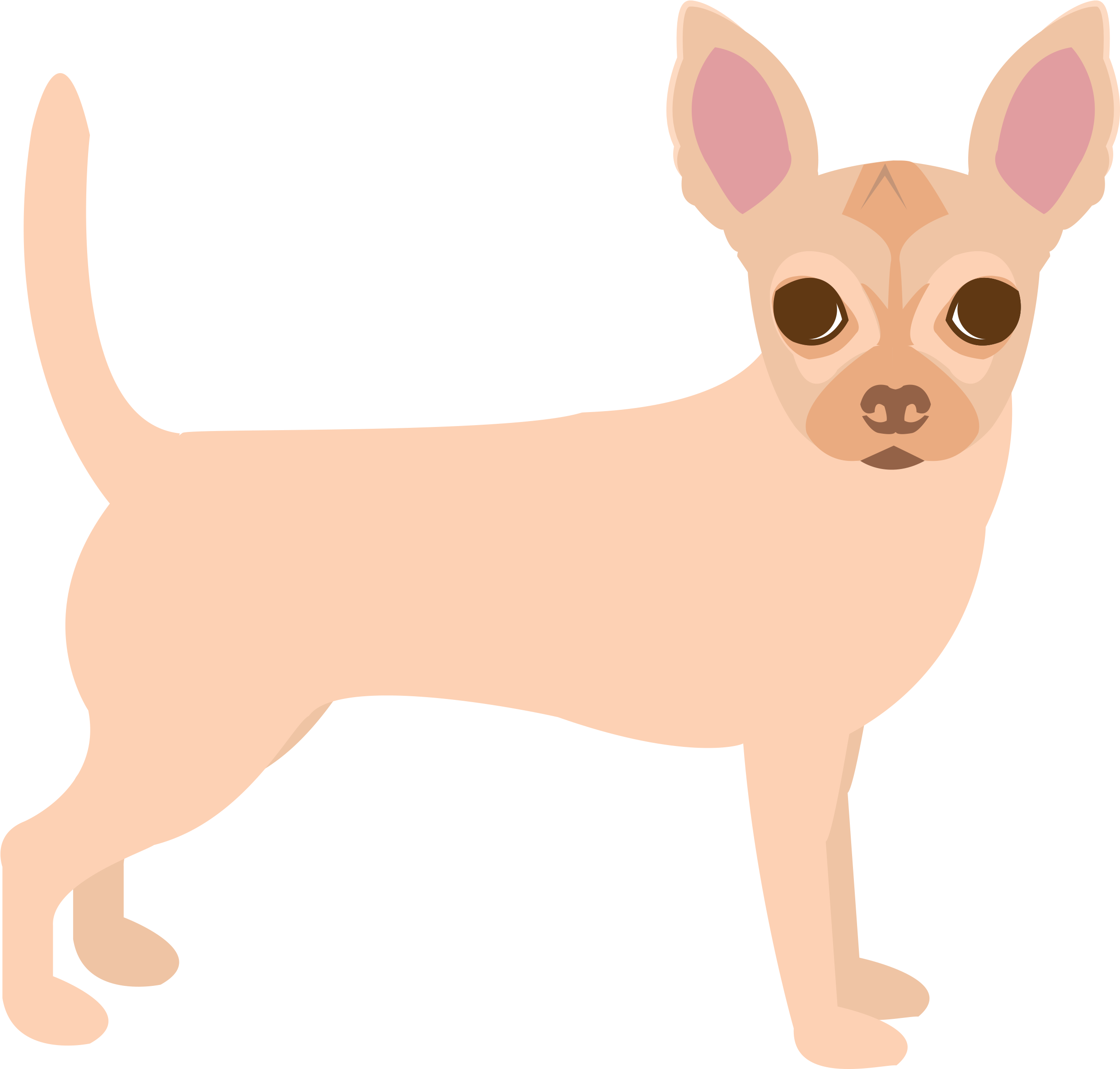 A Dog With Long Ears And A Black Background