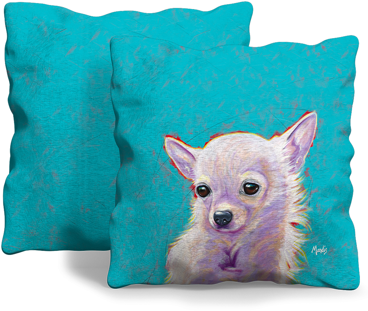 A Pillow With A Dog On It