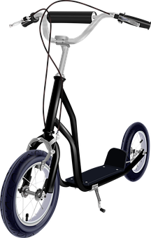 A Scooter With A Handlebar