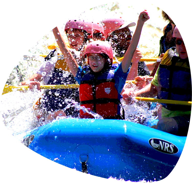 Children Enjoying A Lower Pigeon River Rafting Trip - Inflatable, Hd Png Download